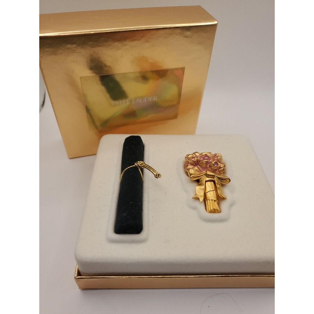 ESTEE LAUDER 2000 PERFUME COMPACT BEAUTIFUL FLOWERING BOUQUET. No Fragrances - Picture 2 of 4